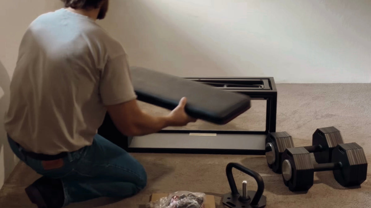 Load video: From unboxing to working out